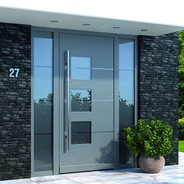 Custom pivot door model 14