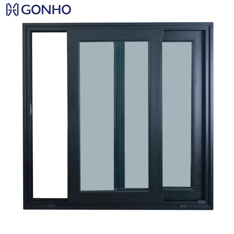 China Top Quality Cheap Waterproof Black Sliding Window Aluminium Doors and Windows
