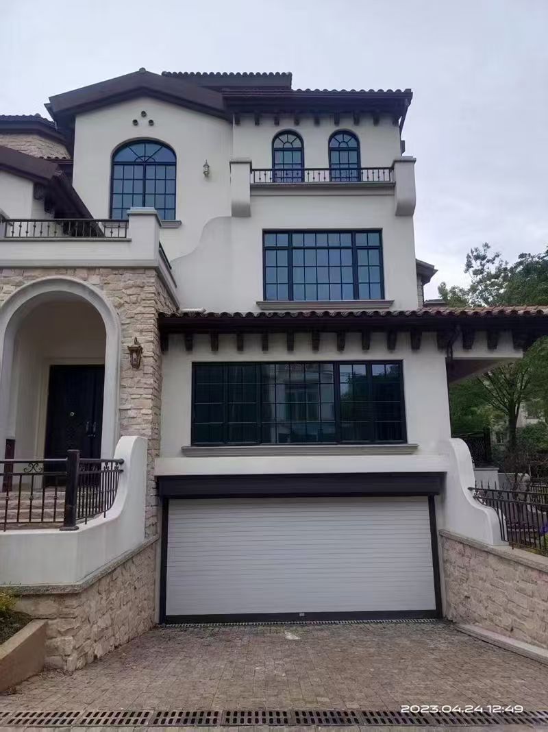 ISO9001 Supplier Antique Arch Aluminium French Windows And Doors Soundproof Aluminum Alloy French Windows