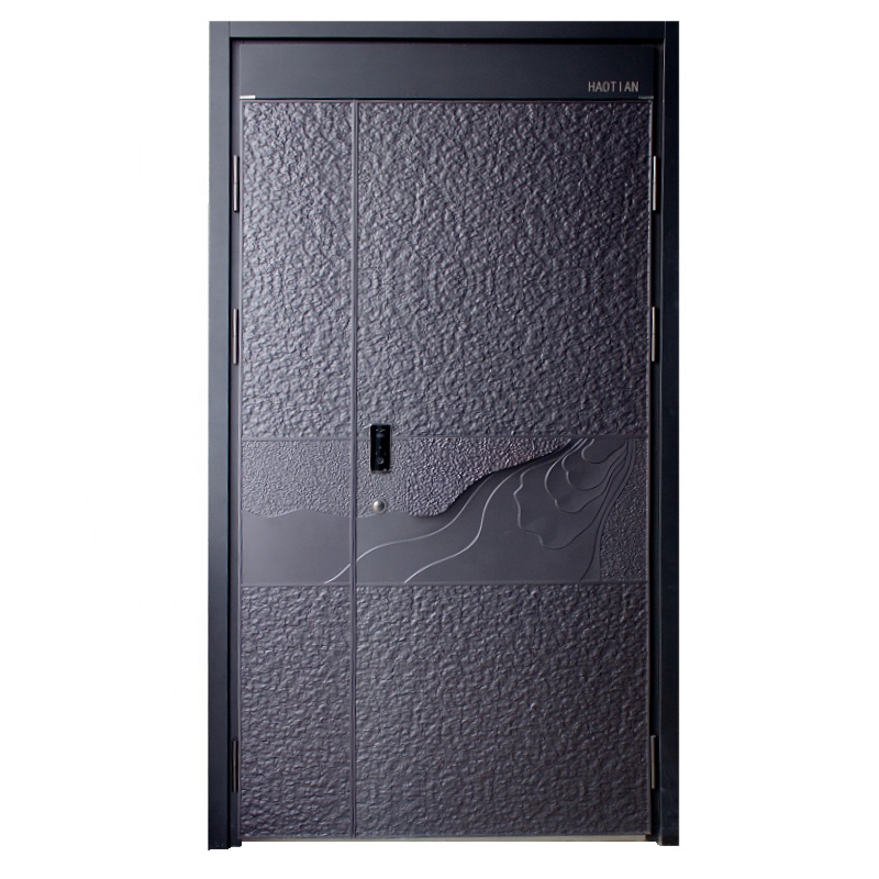 Modern Style German-Style Aluminum Armored Protection Entrance Door Stainless Steel Waterproof Sheet Metal Door Home Protection