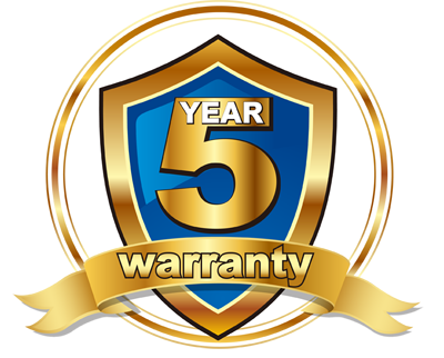 5-Year Warranty