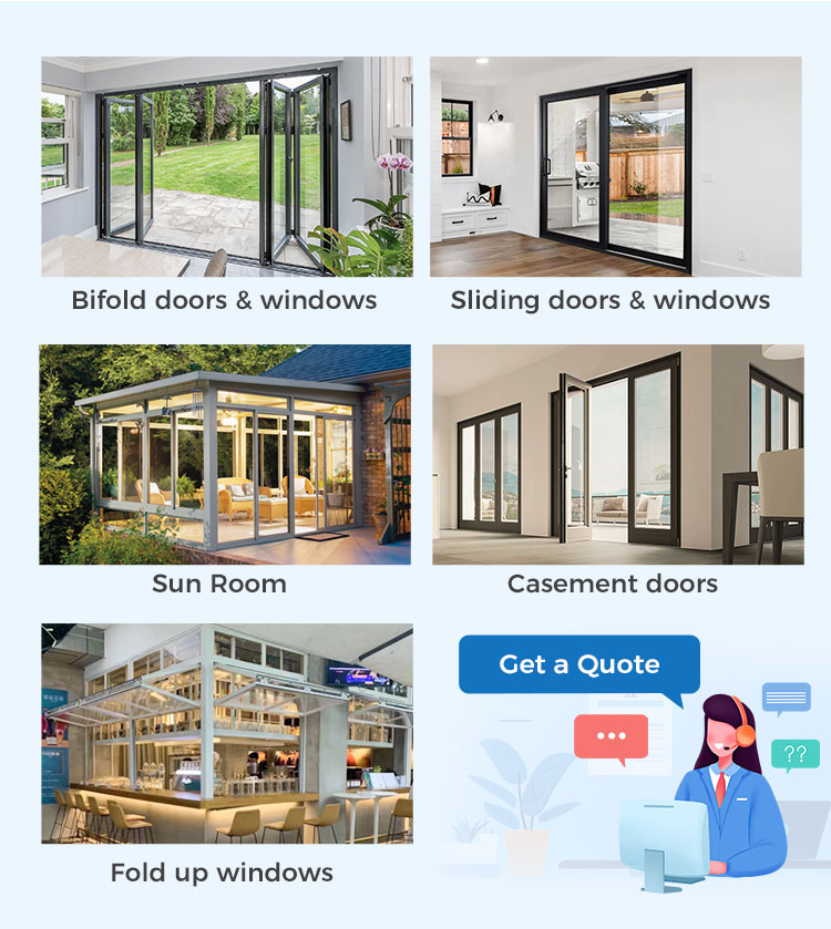 Vertical Bifolding Window Detail