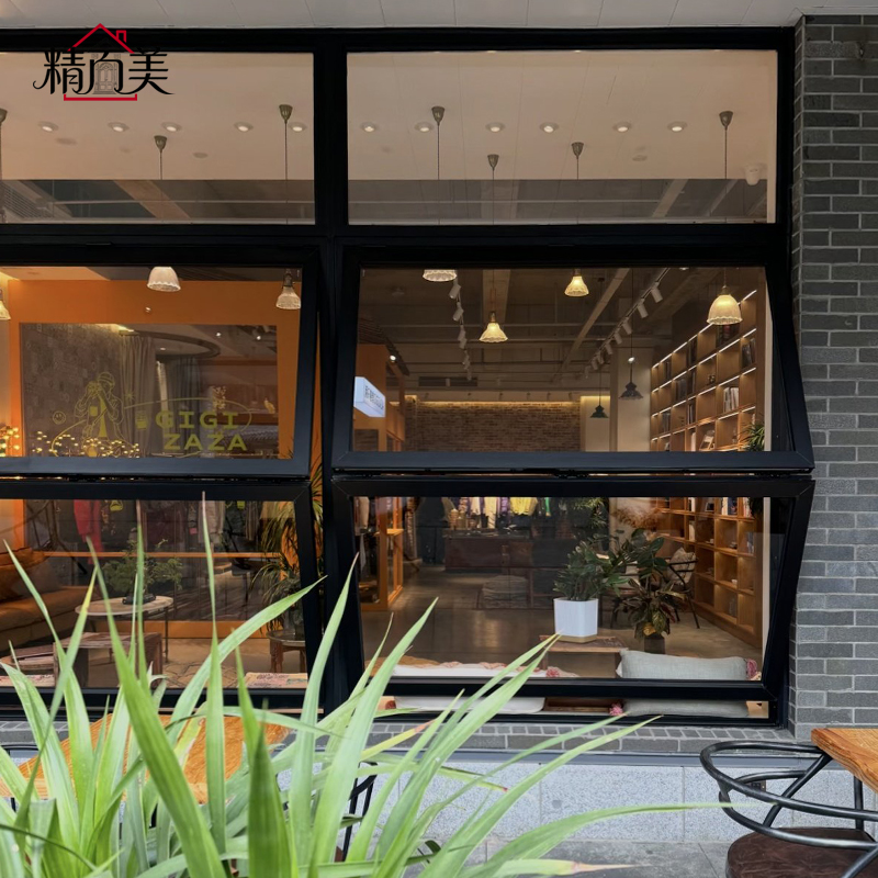 Aluminum Alloy Frame Glass Bifold Window Vertical Folding Opening Soundproof Customized Size Wooden Crate Kitchen Bathroom OEM