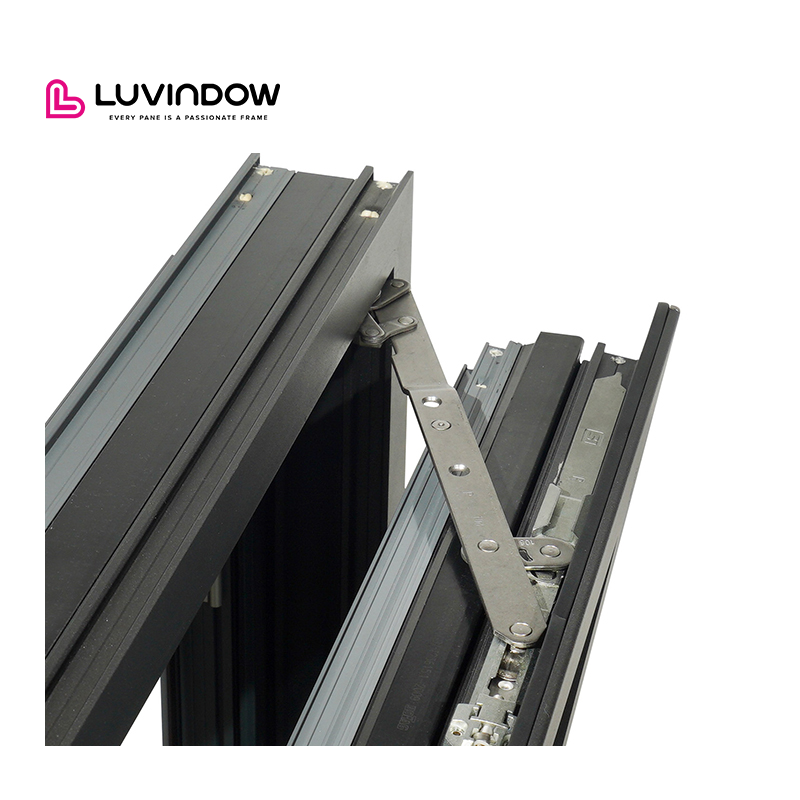 Ultra Thermally Efficient NFRC Certified Concealed Hinges Thermal Break Aluminum Tilt Turn Windows for US High Rise Apartments
