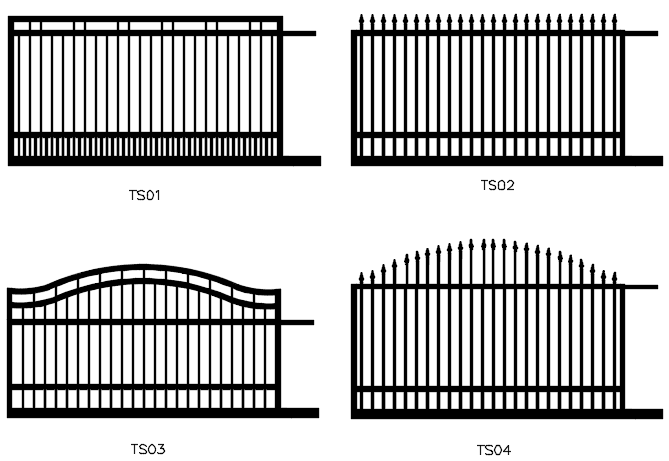 Modern Double Electric Motorized Aluminum Sliding Driveway Gate Quality Automatic Main Door with Powder Coating Finish Villas