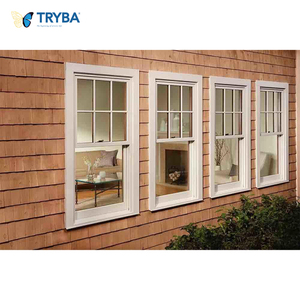 Hurricane Impact Resistant White Aluminum Windows
