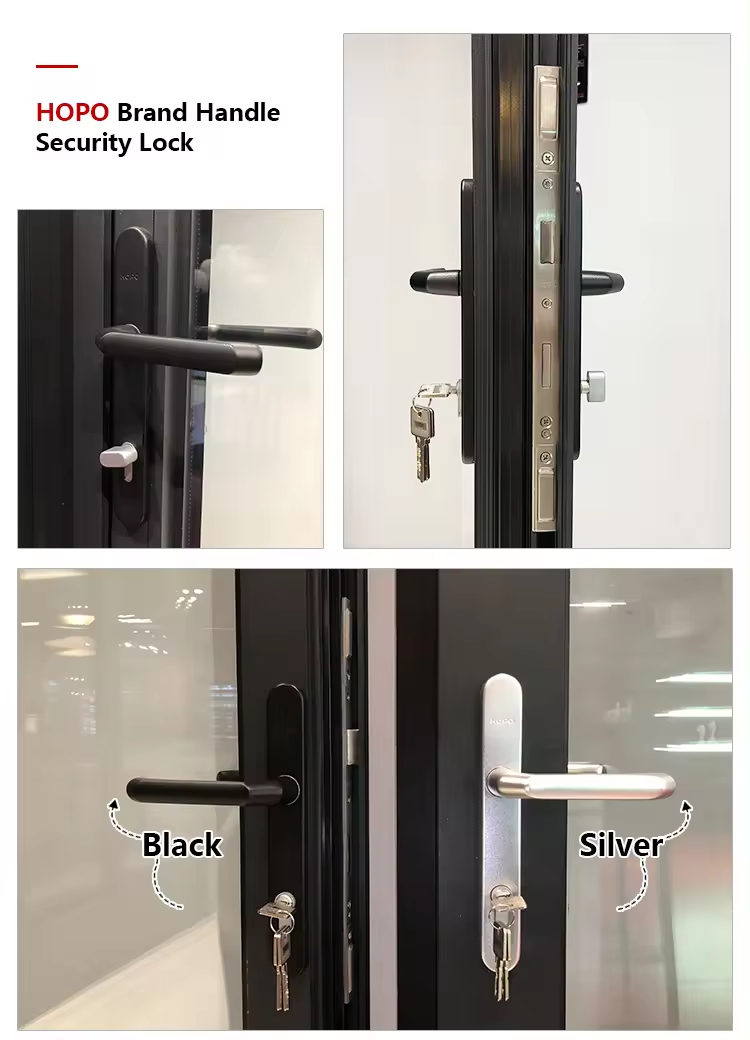 Forged French door display 2