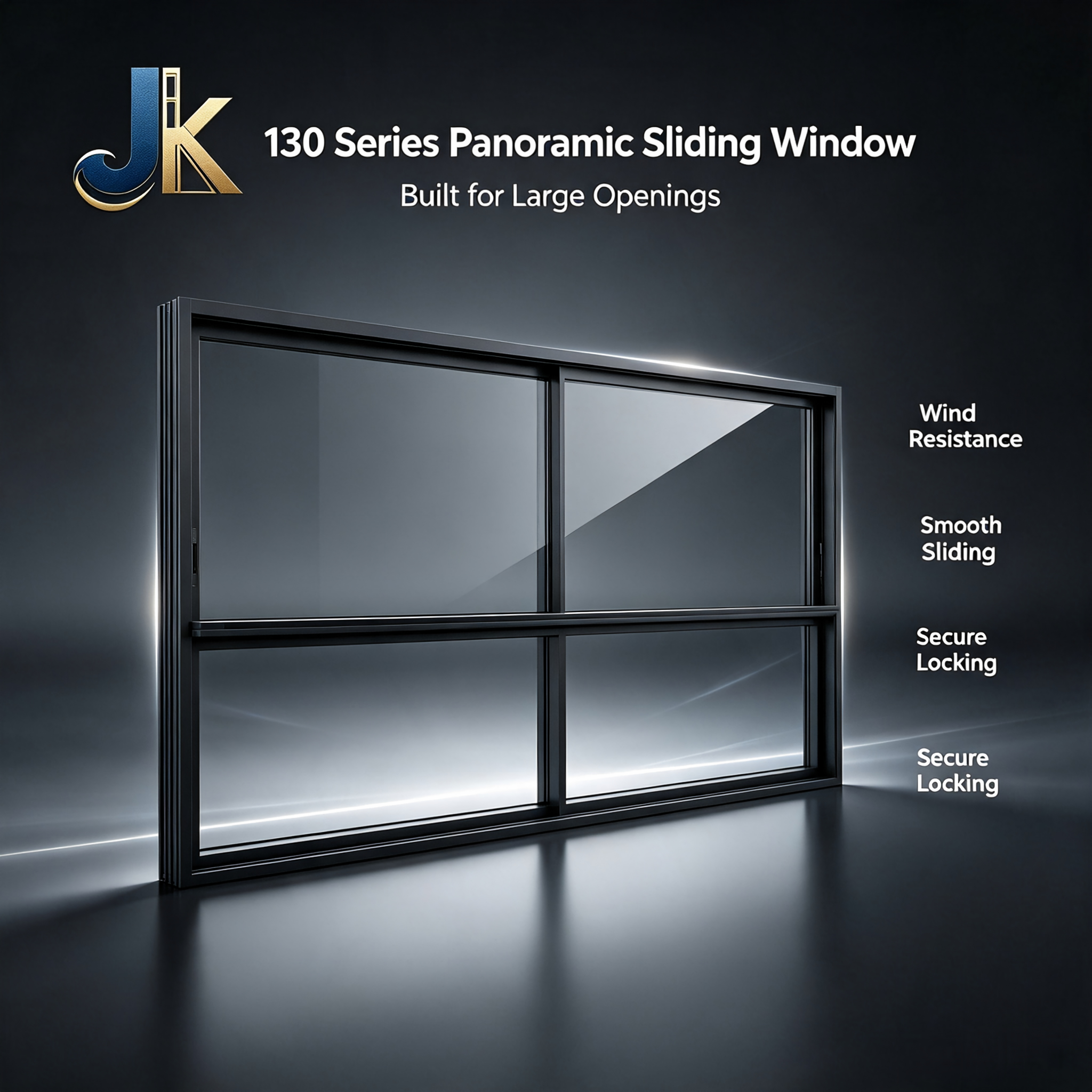 Aluminum Sliding Window Double Glazed Thermal Break Soundproof Waterproof Flyscreen Minimalist Design Kitchen Hotel OEM Custom