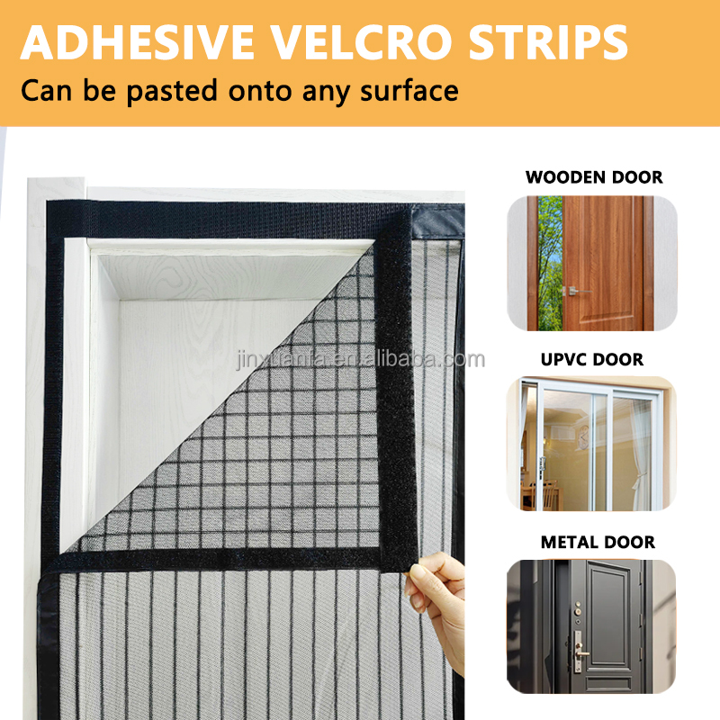The Classic Polyester Mosquito-proof Screen Door Is Convenient For Installing Magnetic Doors Screen