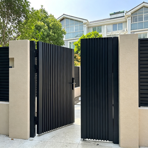 Powder Coated Aluminum Gate Vertical Slat Panel Pull Handle