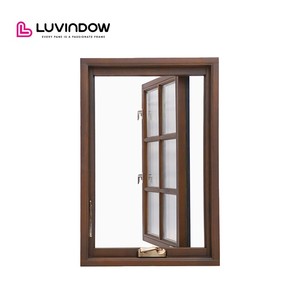 Easy Operate Aluminum Clad Wood Crank Casement Windows
