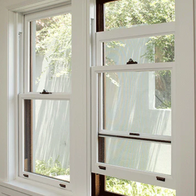 Double Hung Windows Double Pane Windows of Aluminium Casement Windows Custom Aluminum Double Hung Window