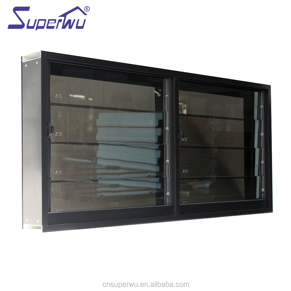 Australia Standard Aluminum Profile Glass Louvre Window Cheap Price Of Glass Louver