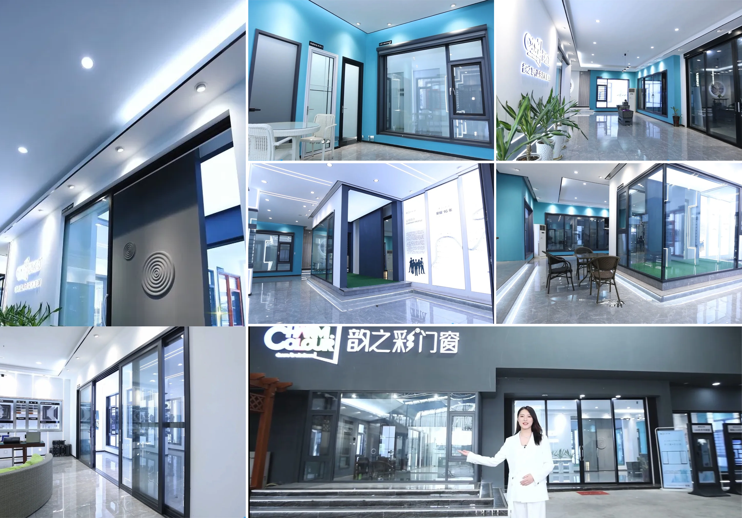 Octagonal Aluminum Bay Window Custom Polygon Window Aluminum Alloy Frame with Glass