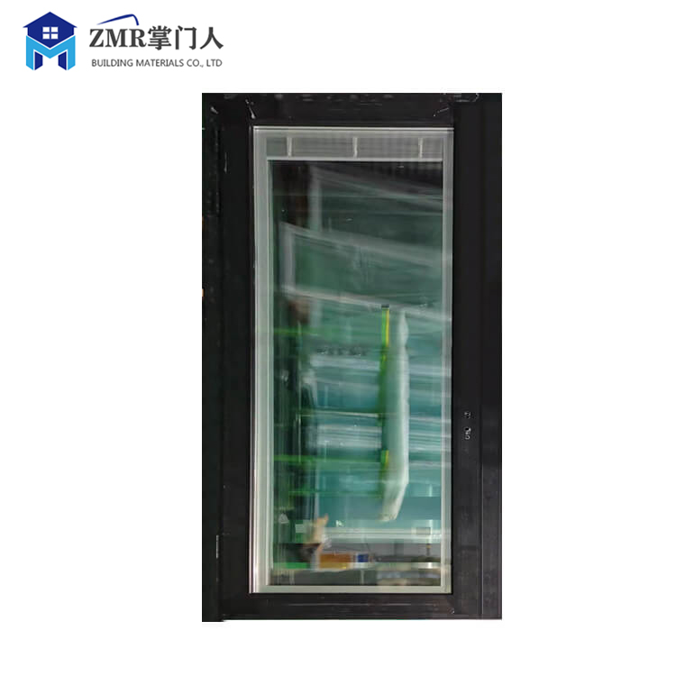 Modern Designed Aluminum Automatic Swing Door for Entry for Apartments Main Door with Fiberglass Mosquito Screen Netting
