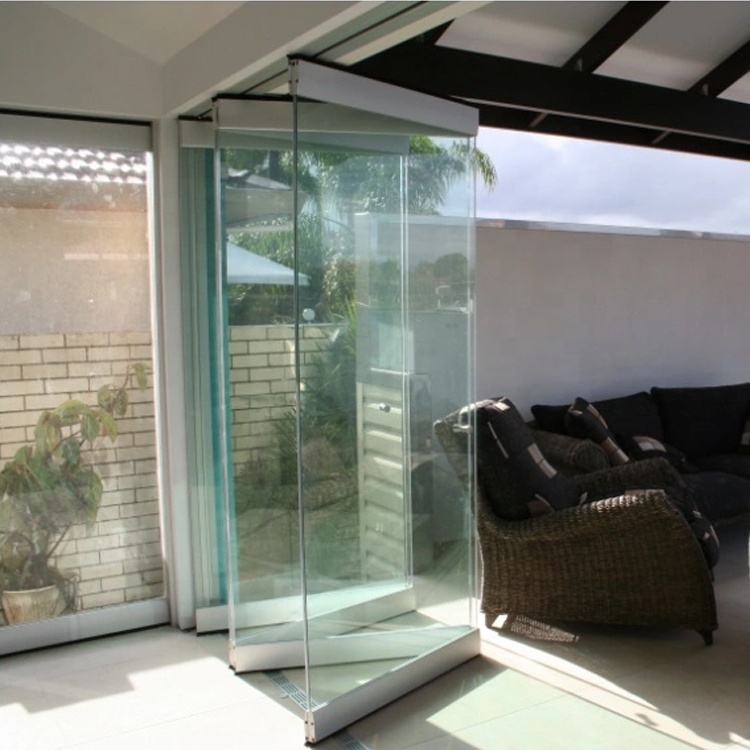 SZG Customized Size Aluminum Slim Frame Bulletproof Glass Partition Wall Sliding Door