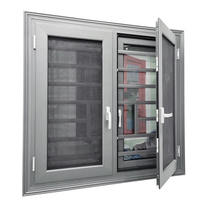 Thermal Break Aluminum Frame Double Glazed Casement Windows