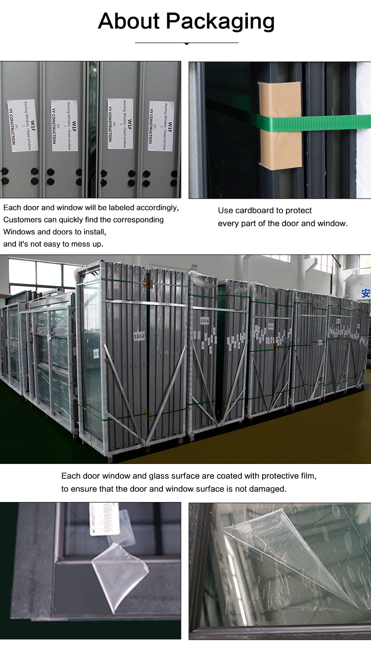 Packaging - Aluminum Windows and Doors
