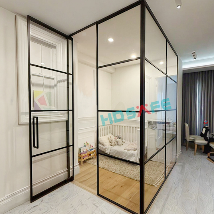 Framed Glass Door Detail