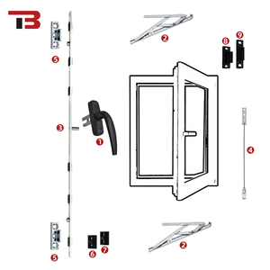 TB-WK200 Top Sale Windows And Doors Aluminum Window Tilt And Turn Window Hinges Aluminum Tilt And Turn Window Hardware System