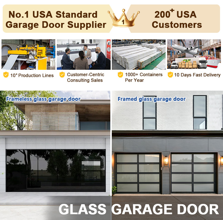 Glass Garage Door Showcase 1