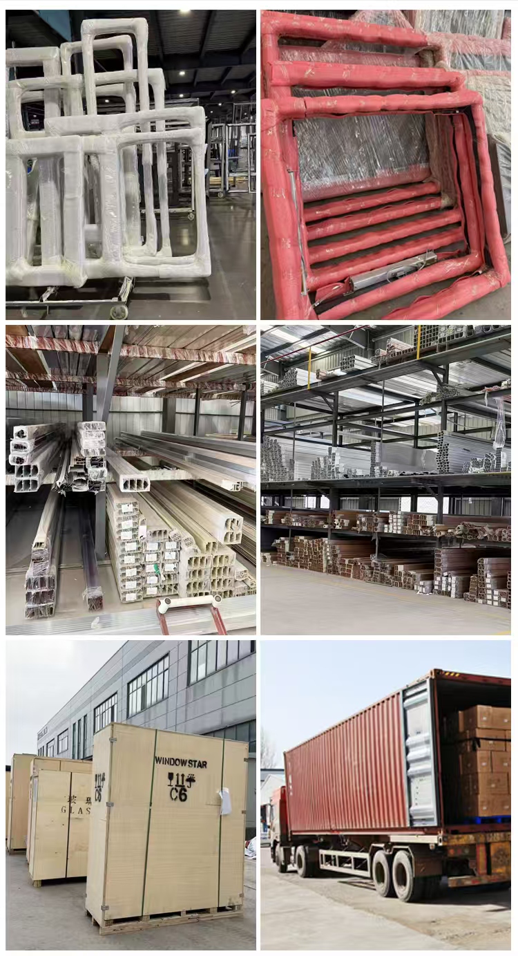 Thermal Break Aluminum Double Entry Door Double Glazed Glass Grand Entrance With Transom for Luxury Residential Homes