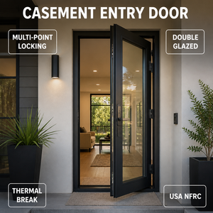 Thermal Break Aluminum Casement Door