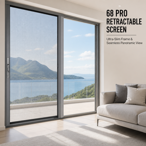 Retractable Ultra Slim Aluminum Screen Door