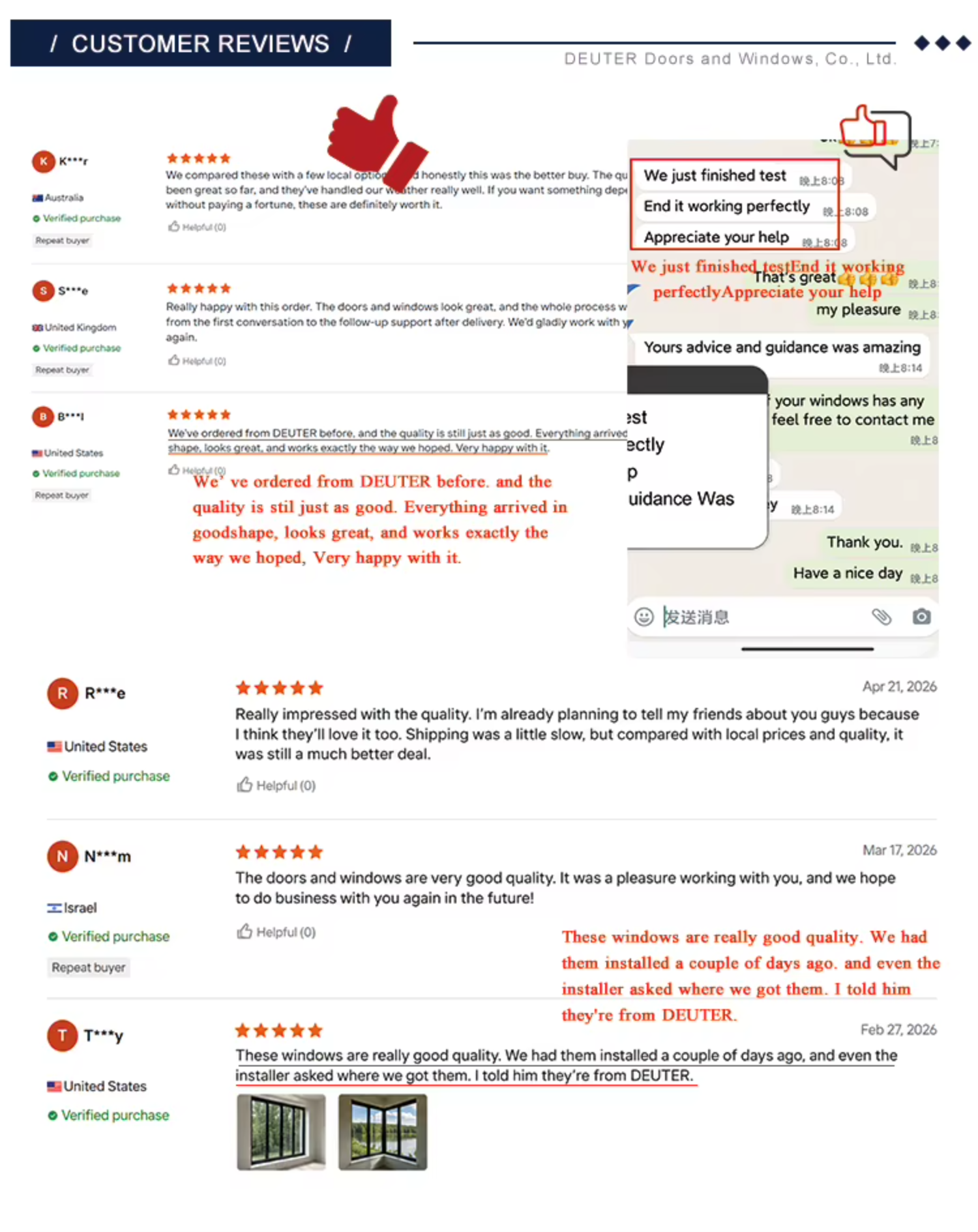 Customer Feedback