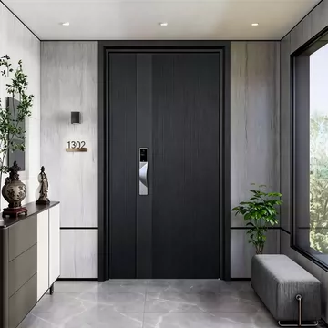 Hot Selling Metal Security Main Doors for Houses Cast Aluminium Doors Exterior Luxury Villa House Entry Door
