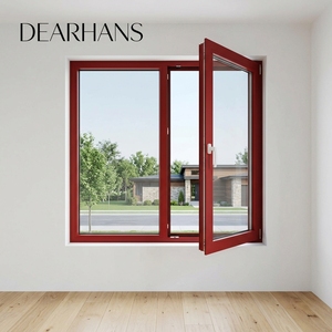Custom Double Glazed Soundproof Aluminum Arch Windows