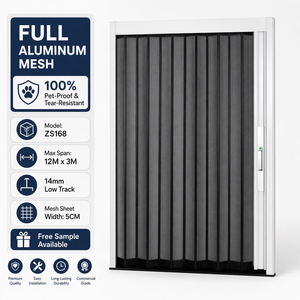 Heavy Duty Full Aluminum Retractable Mesh Screen Door