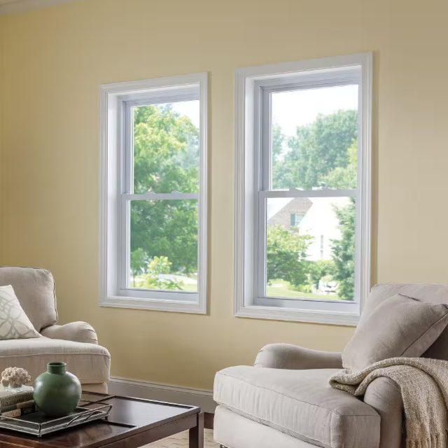 Double Hung Windows Double Pane Windows of Aluminium Casement Windows Custom Aluminum Double Hung Window