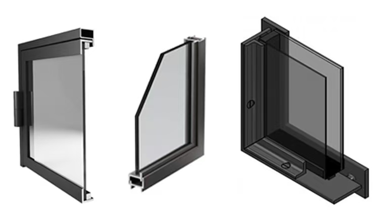 Thermal Break Aluminum Double Entry Door Double Glazed Glass Grand Entrance With Transom for Luxury Residential Homes