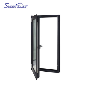 Black Aluminum Window Australian Standard Double Glazed Bay Casement Windows