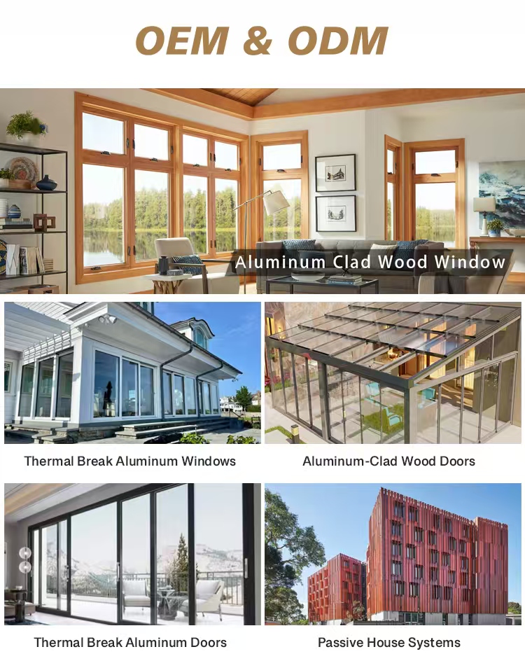 Thermal Break Aluminum Double Entry Door Double Glazed Glass Grand Entrance With Transom for Luxury Residential Homes