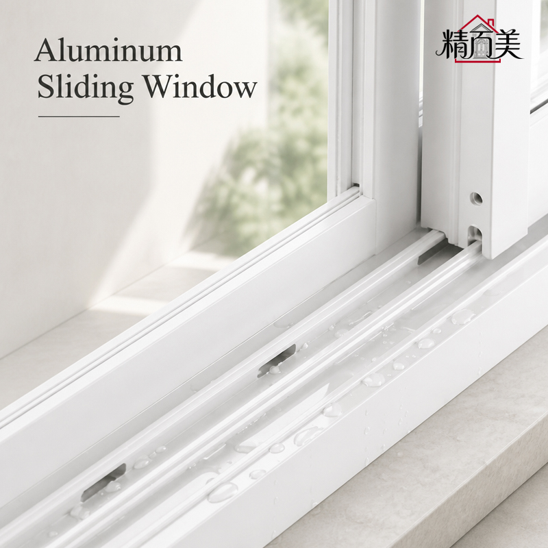 Custom Color Sleek Aluminum Sliding Window with Wide Clear Sliding Panels Daylight Garden View for Patio Backyard Terrace House