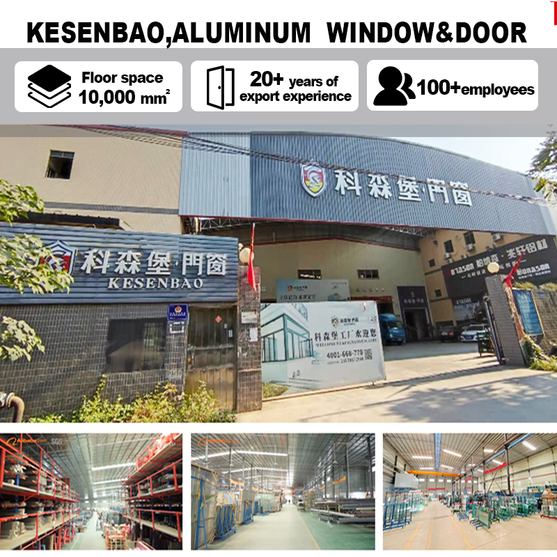 Modern Thermal Break Soundproof Double Glass Aluminium Casement windows for Luxury Residential Villa With Screen