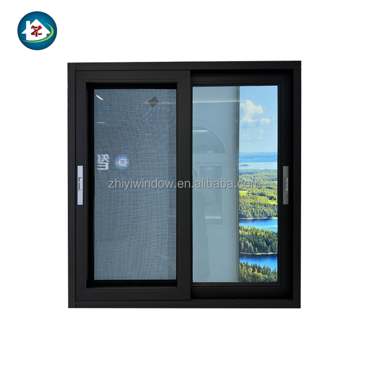Factory Direct Aluminum Sliding Window With Security Grill And Mosquito Screen For Africa Residential &amp; Commercial Projects