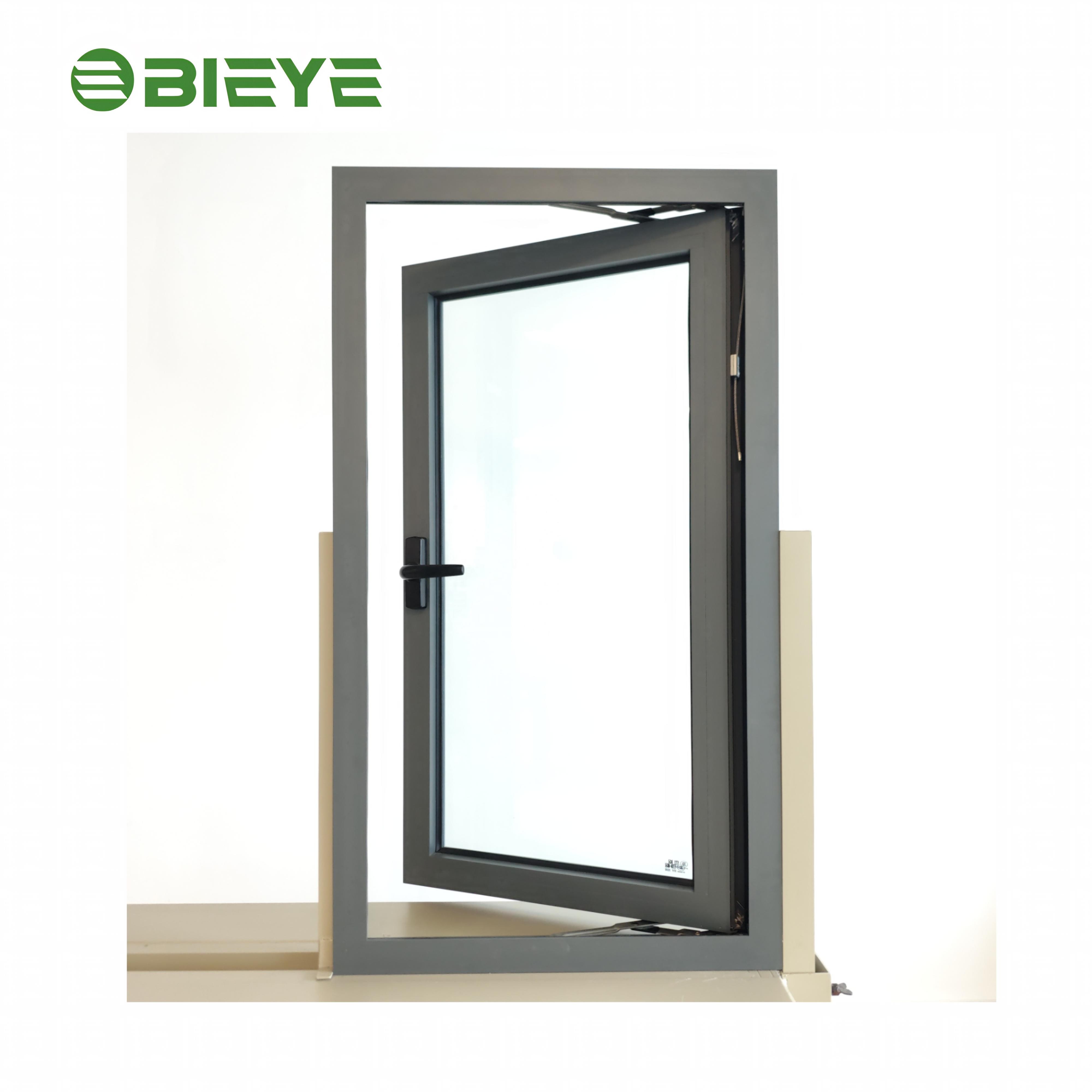 Promotional Customization Tinted Glass Aluminum Glazed Bullet Proof Fixed Safety Door and windows