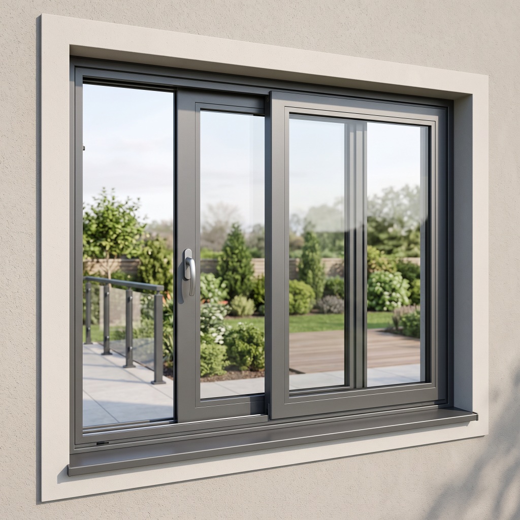 Best Selling 3i-Low-E Hung Windows Aluminum Frame Single and Double Sash Glass Grill Colonial Style for Home Window Replacement