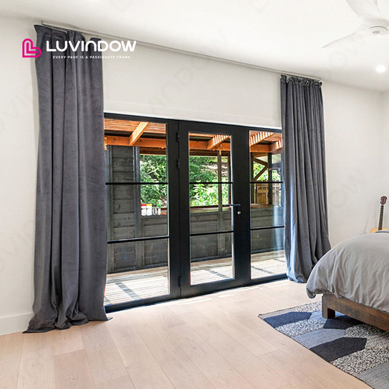 Timeless Elegance Energy Saving Budget Friendly Thermal Break Aluminum Swing Doors for North American Builder Heritage Projects