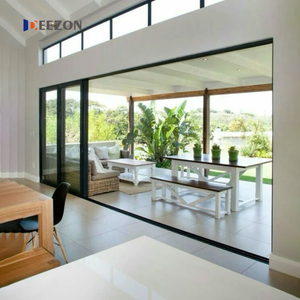 Deezon NFRC Modern Slim Frame Aluminum Patio Sliding Door