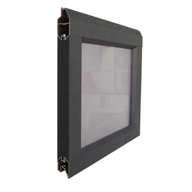2024 Professional Garage Door Manufacture Produce High Standard Aluminum Toughened Transparent or Frosted Glass Garage Door