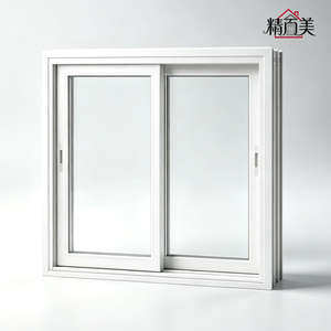 Custom Color Sleek Aluminum Sliding Patio Window