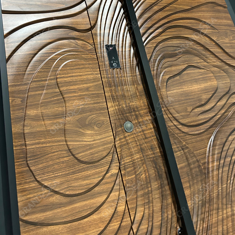 Pivot door structural joint detail