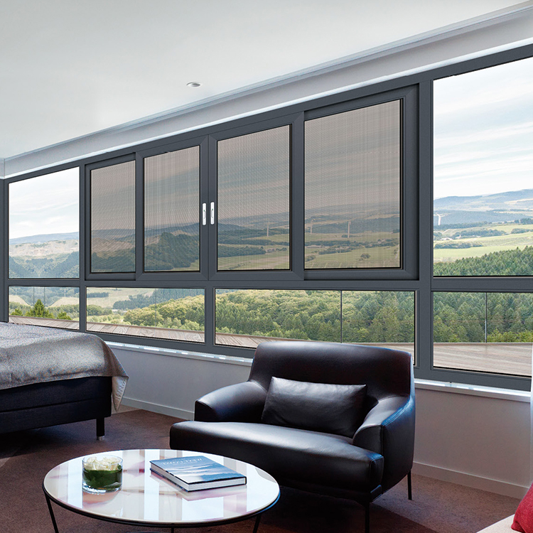 Excellent Quality Double Glass Tempered Aluminum Windows Sliding Windows For Home And Office