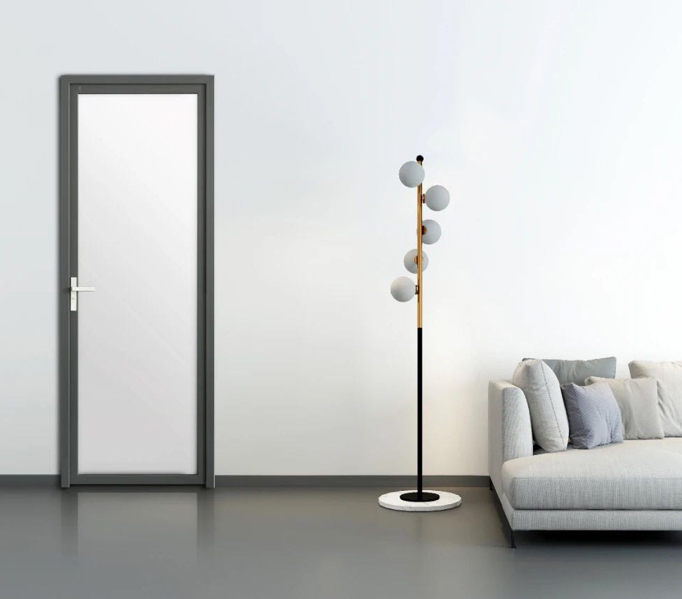 High Quality Australian Standard Commercial Residential Aluminium Casement Doors Waterproof Feature Glass Material French Style