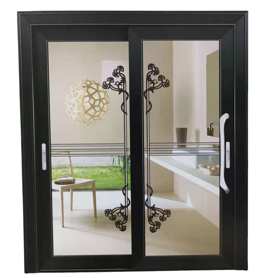 Home Temper Glass Security Window Grill Metal Frame Aluminum Sliding Windows Designs In Kerala
