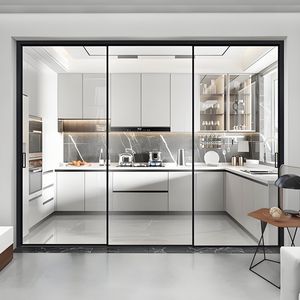 Soundproof Aluminum Sliding Door Double Glazing for Cellar Hotel